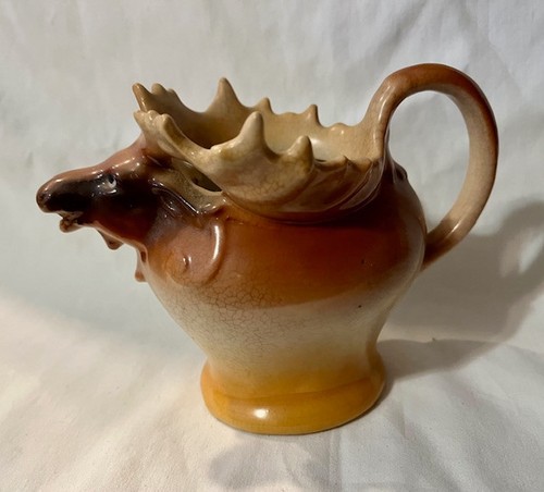 Antique moose creamer pitcher - moose,